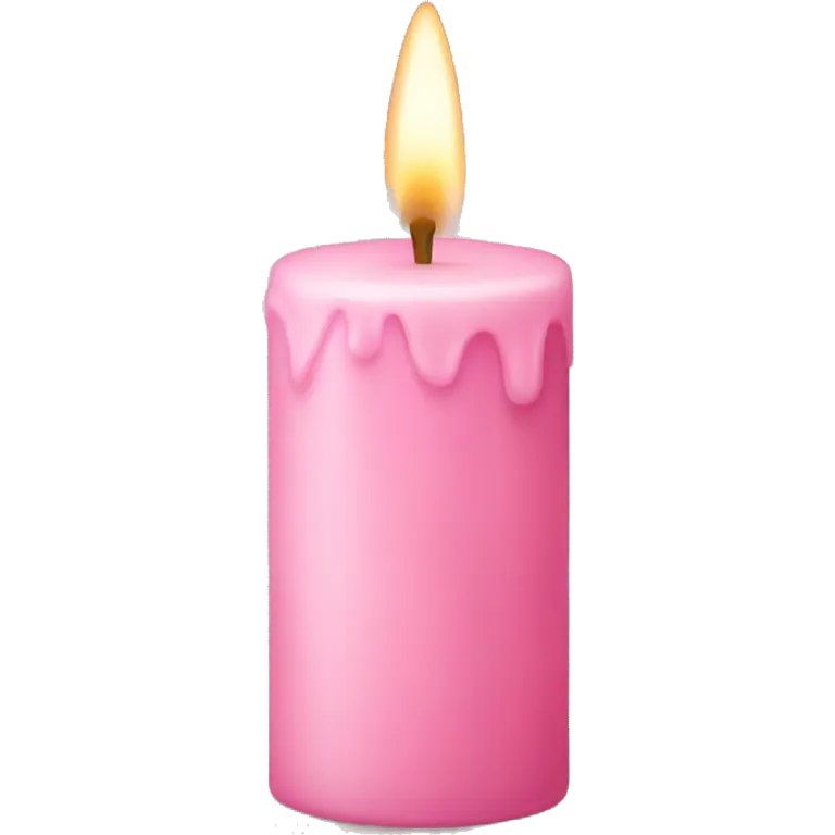 light pink candle emoji
