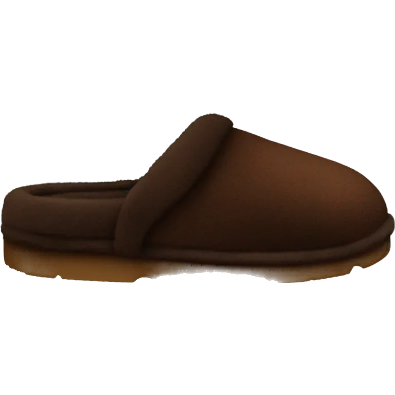 dark brown ugg slippers emoji