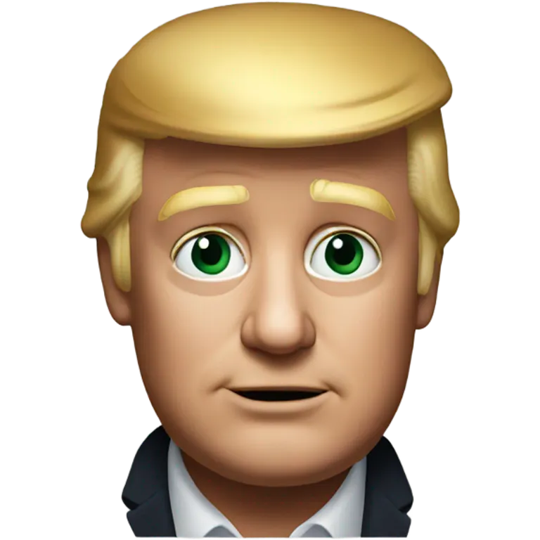 Donald trump photorealistic emoji