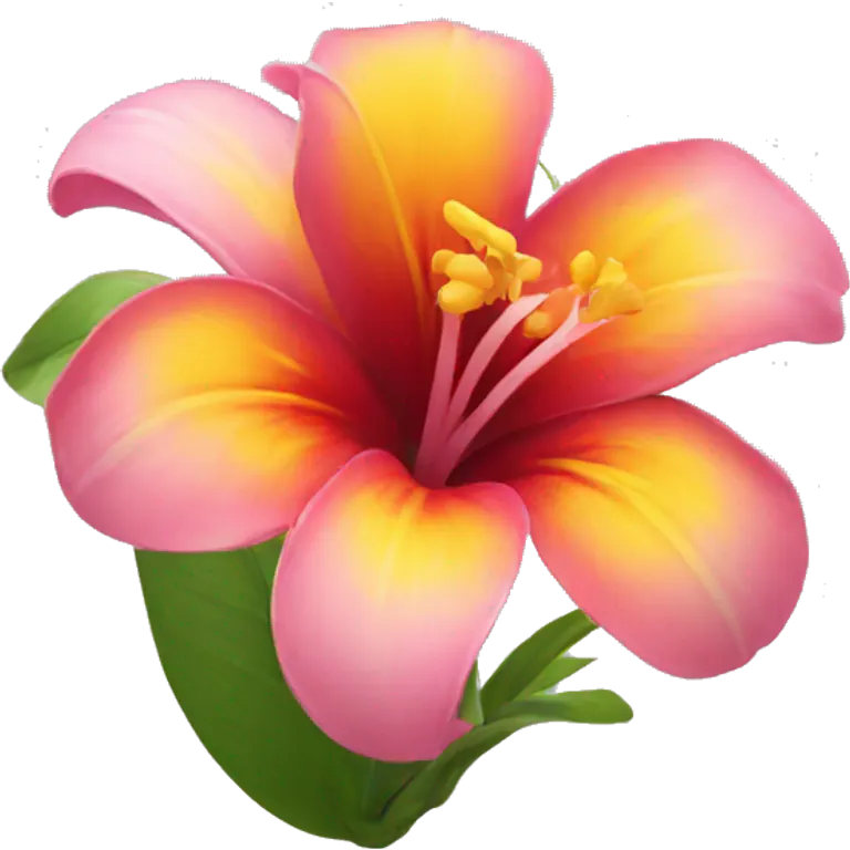 Tropical flower emoji