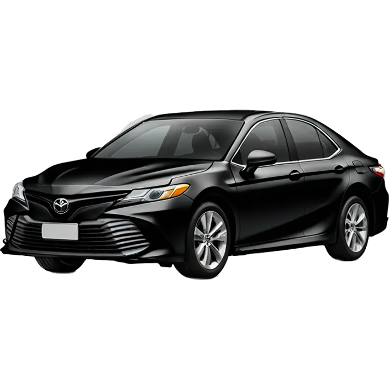 Toyota Camry in black  emoji