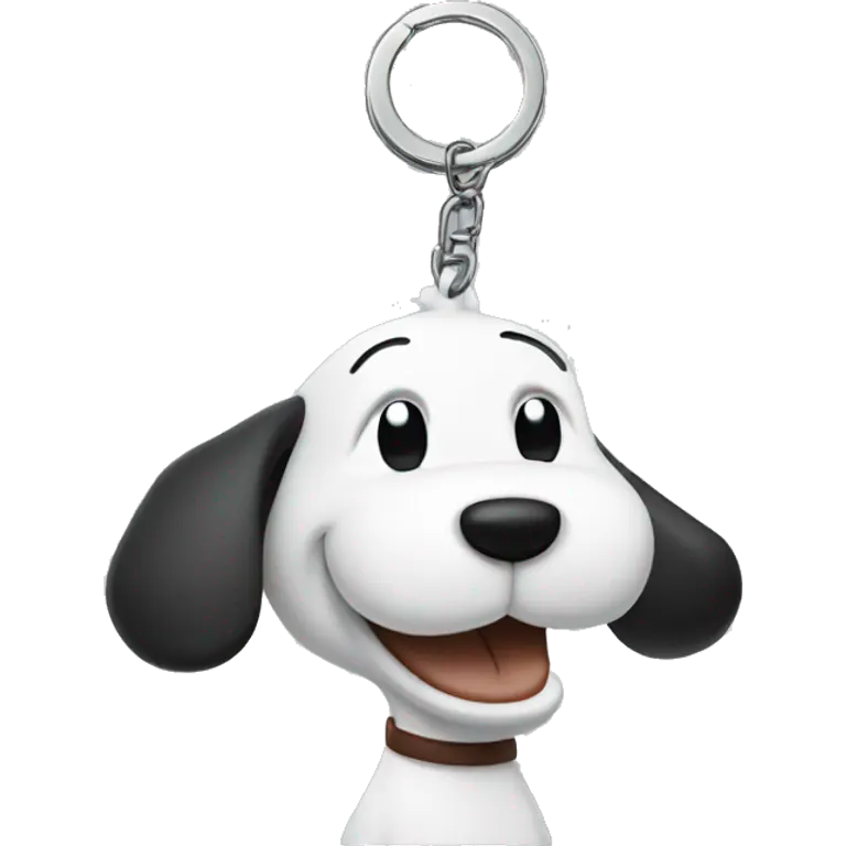 Snoopy keychain  emoji
