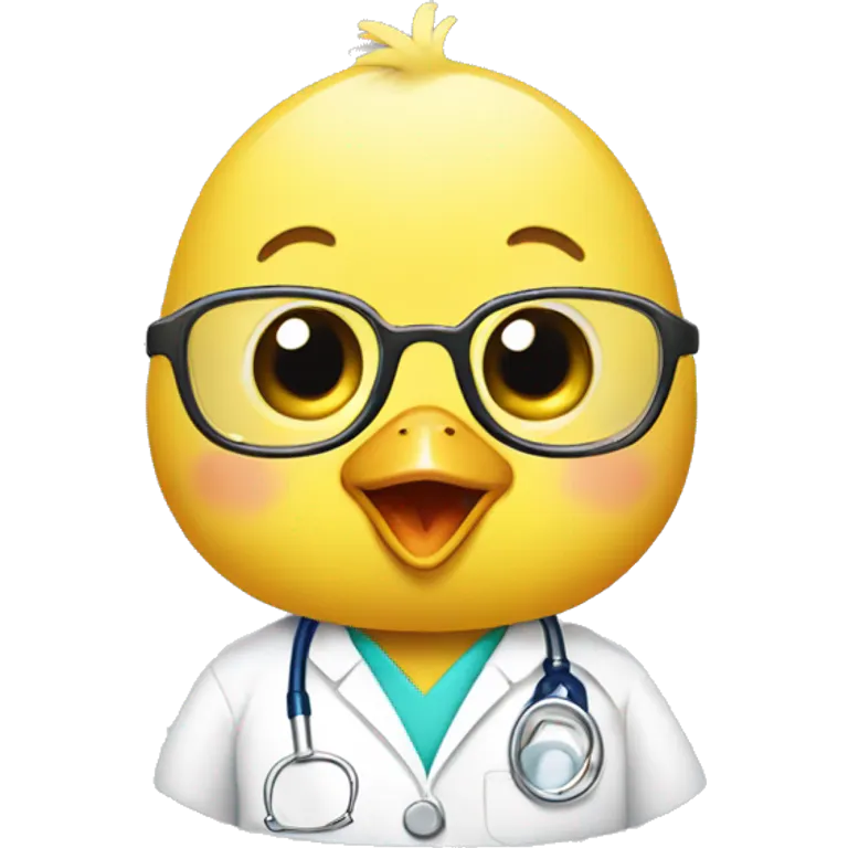 baby chick doctor emoji