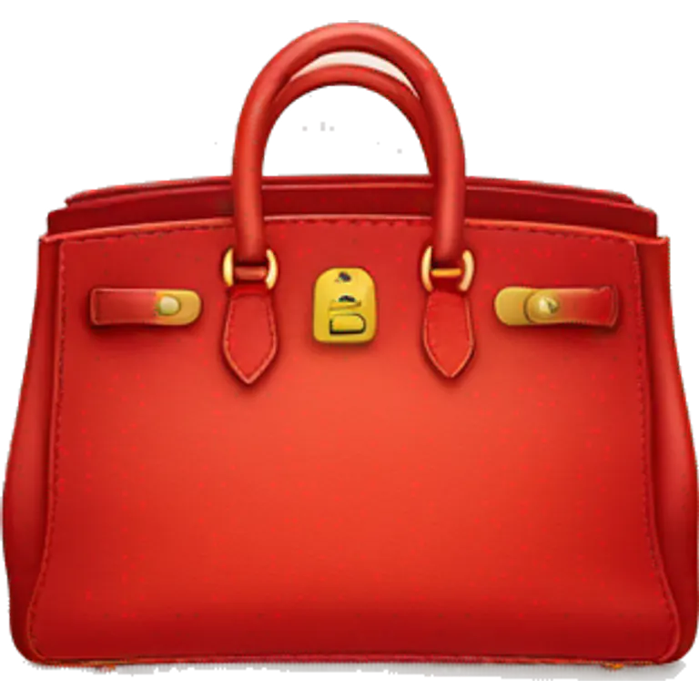 Red birkin bag emoji