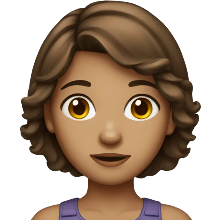 Brown Haired Girl emoji