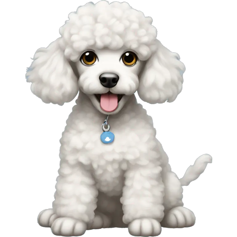 Poodle baby emoji