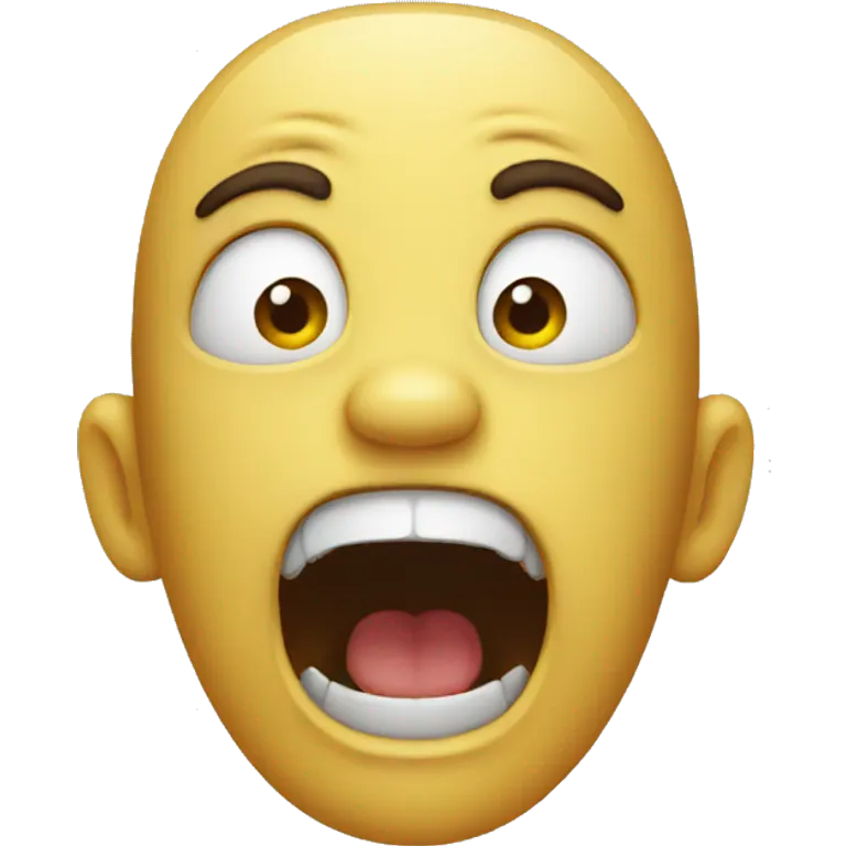 screaming emoji