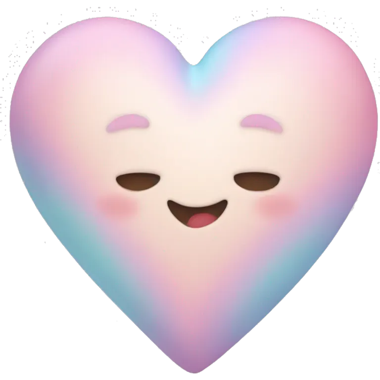Pastel heart emoji