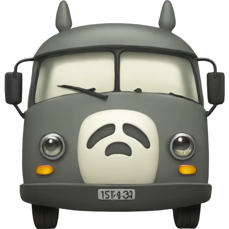 chat bus totoro emoji