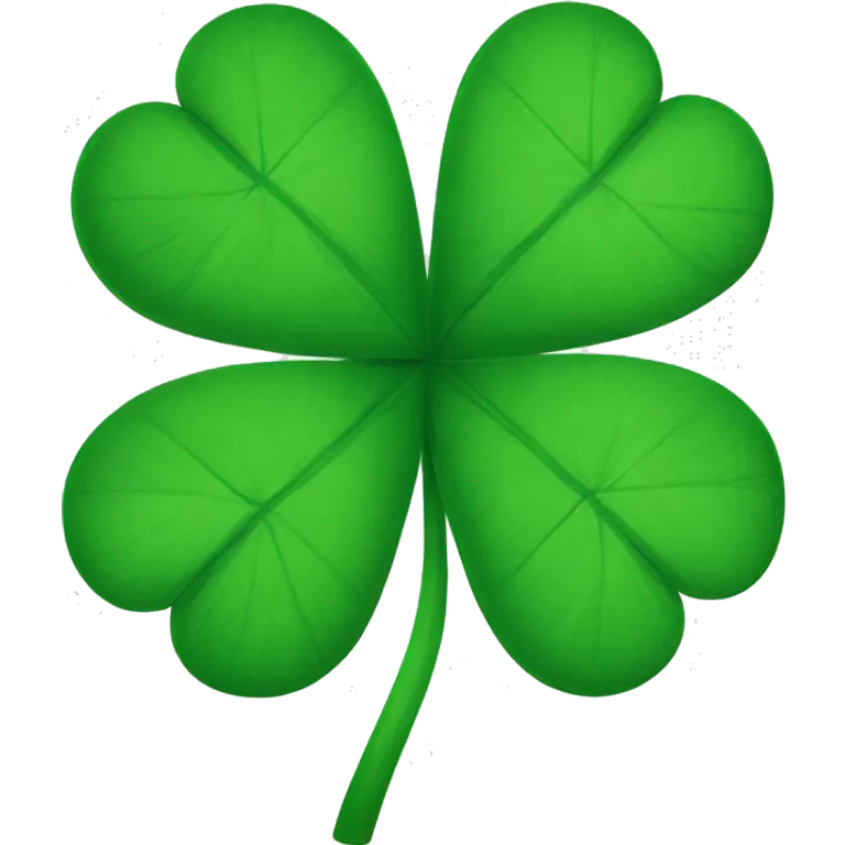 Four leaf clover emoji