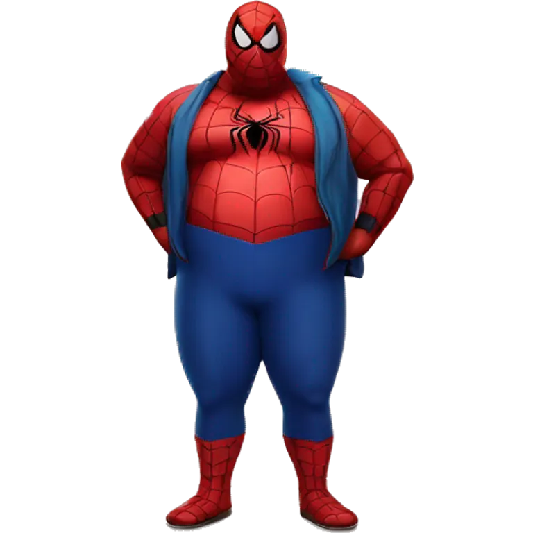 Fat fat fat spiderman emoji