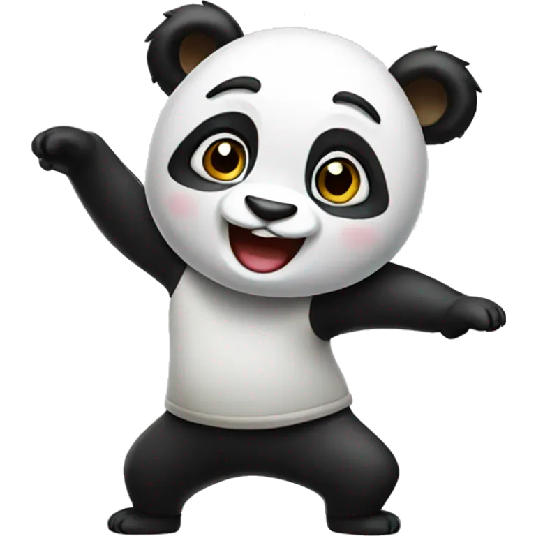 Dancing panda  emoji