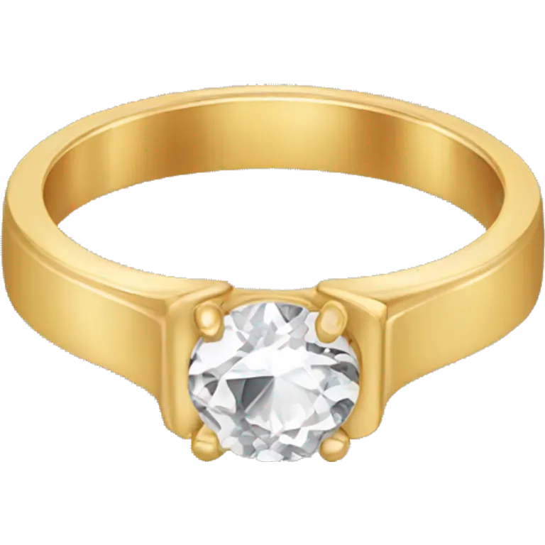 gold engagement ring  emoji