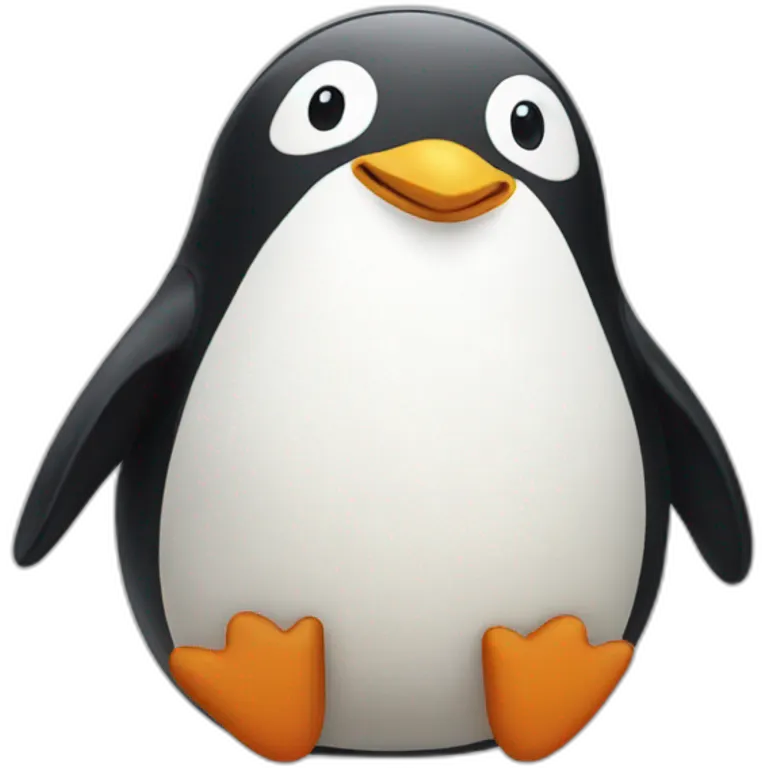 happy penguin emoji
