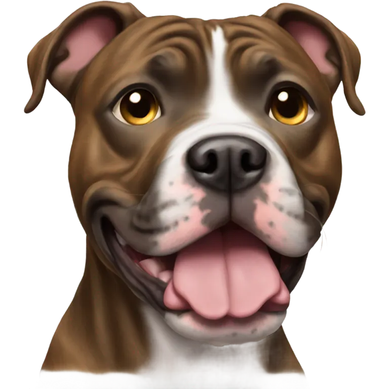 Brindle pitbull emoji