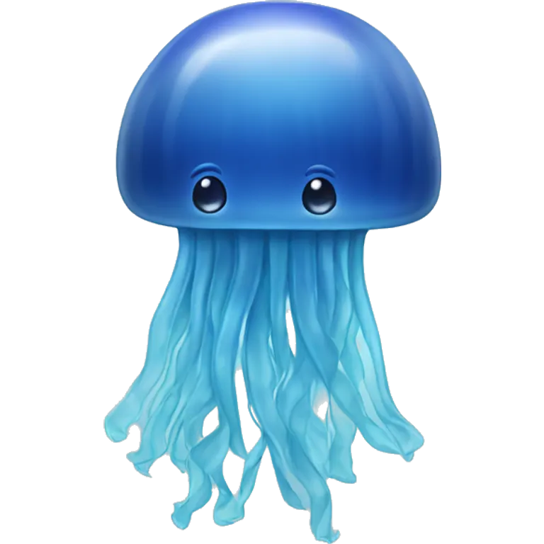 blue jellyfish emoji