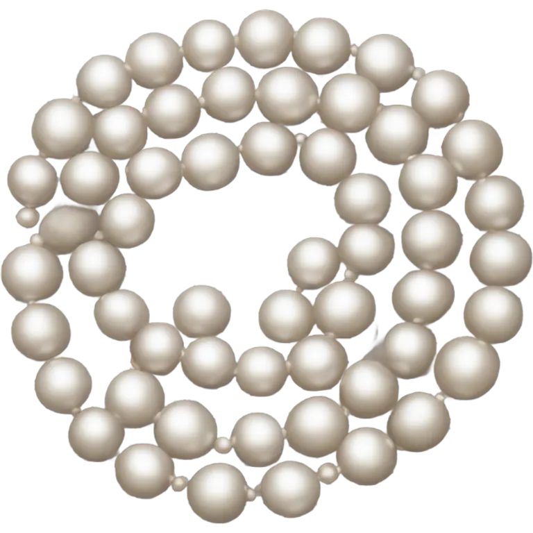 pearl beads emoji
