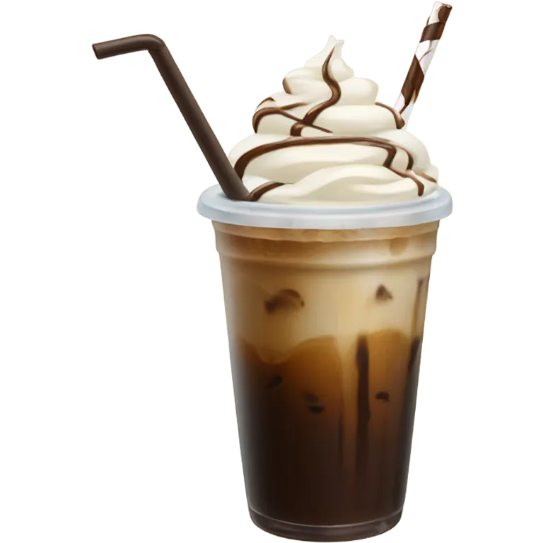 Iced coffee emoji