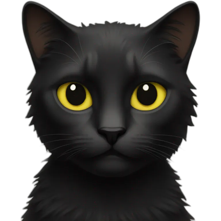 Le chat noir  emoji