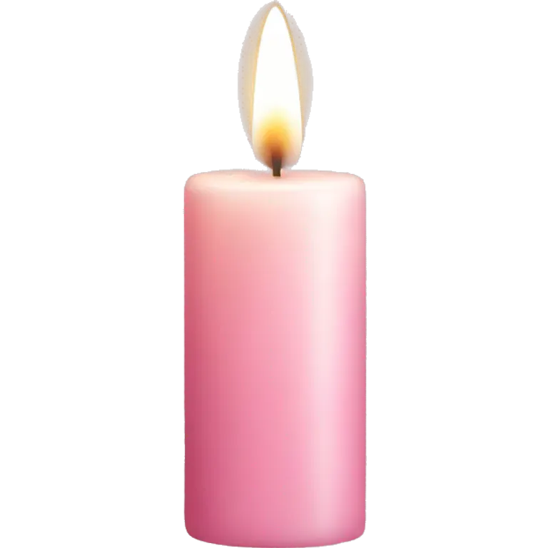 light pink candle emoji