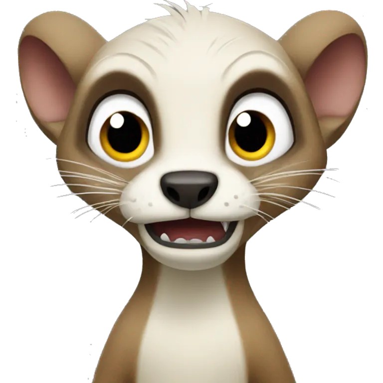 Angry weasel emoji