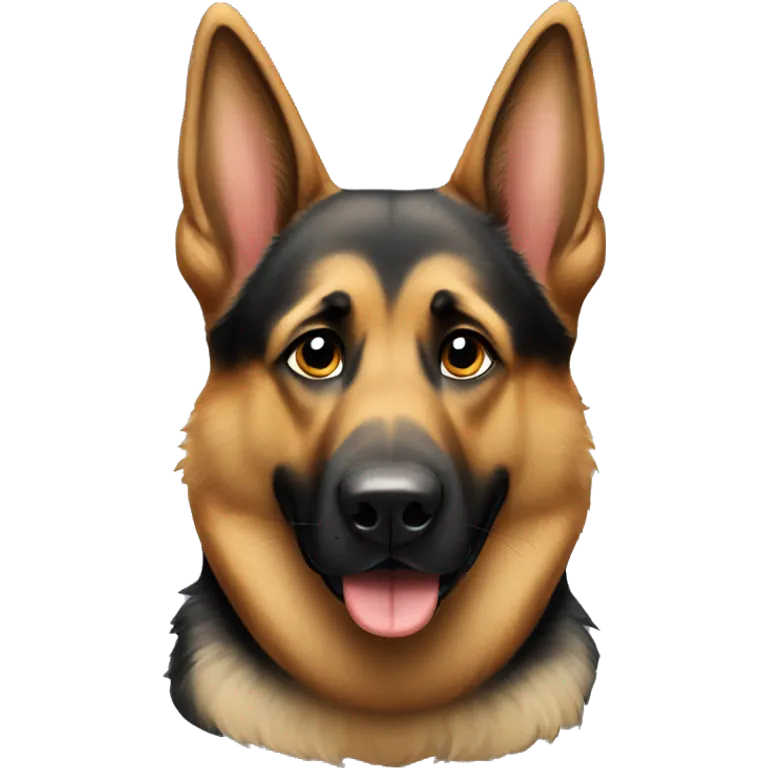 big german shepherd dog emoji