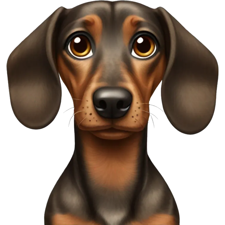 brindle dachshund emoji