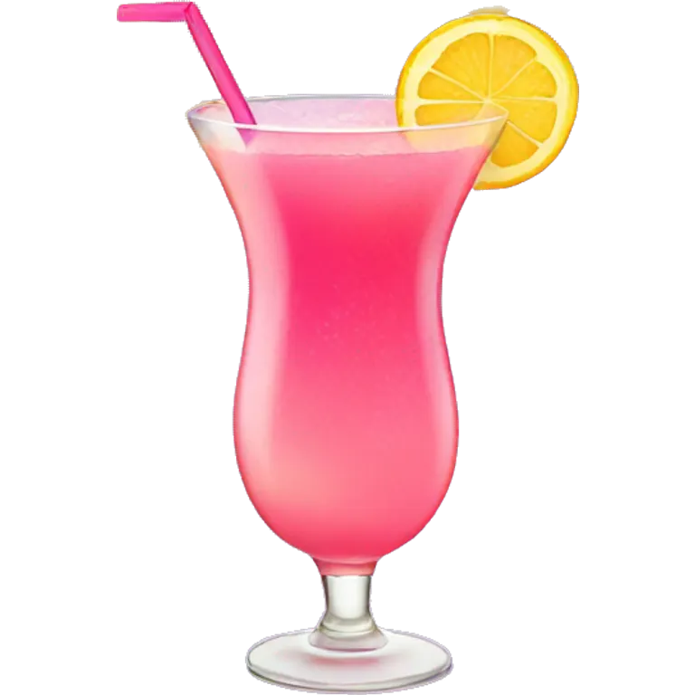 sun beach pink coctail emoji