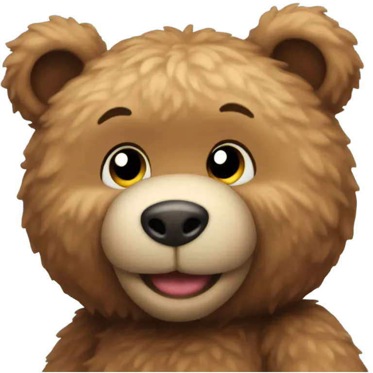Teddy bear inlove emoji