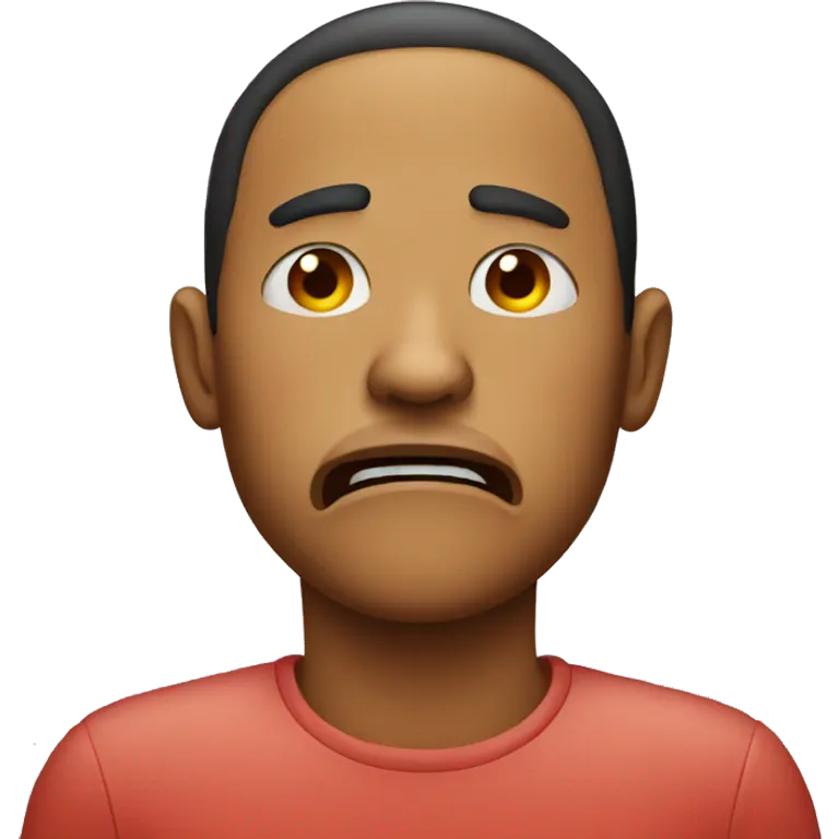 person red face trying not to cough emoji