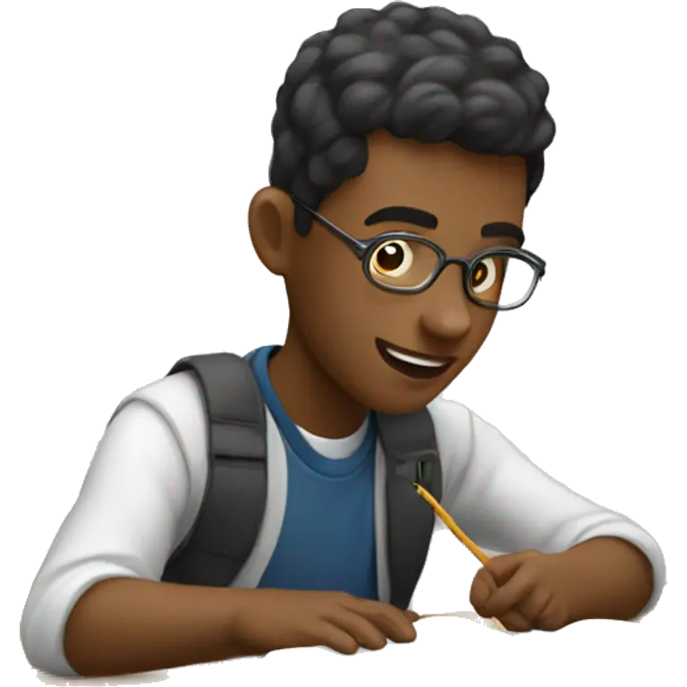 a student studying  emoji