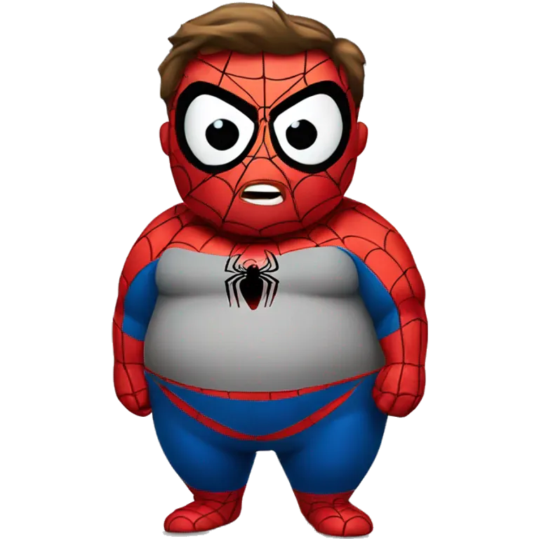 Fat fat fat spiderman emoji