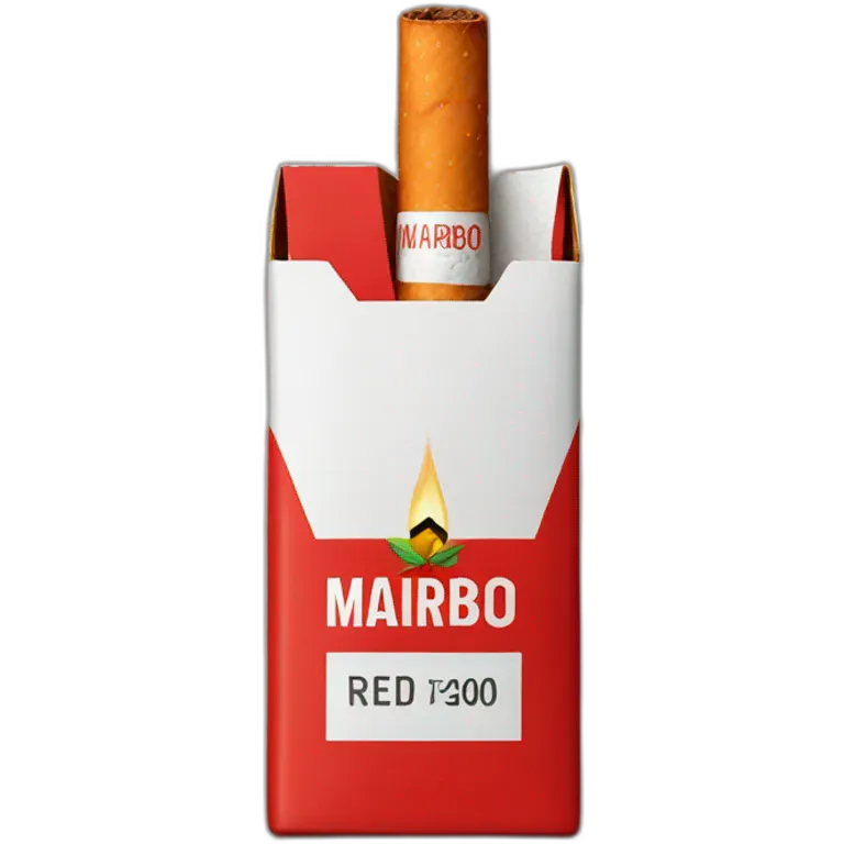 Marlboro red emoji