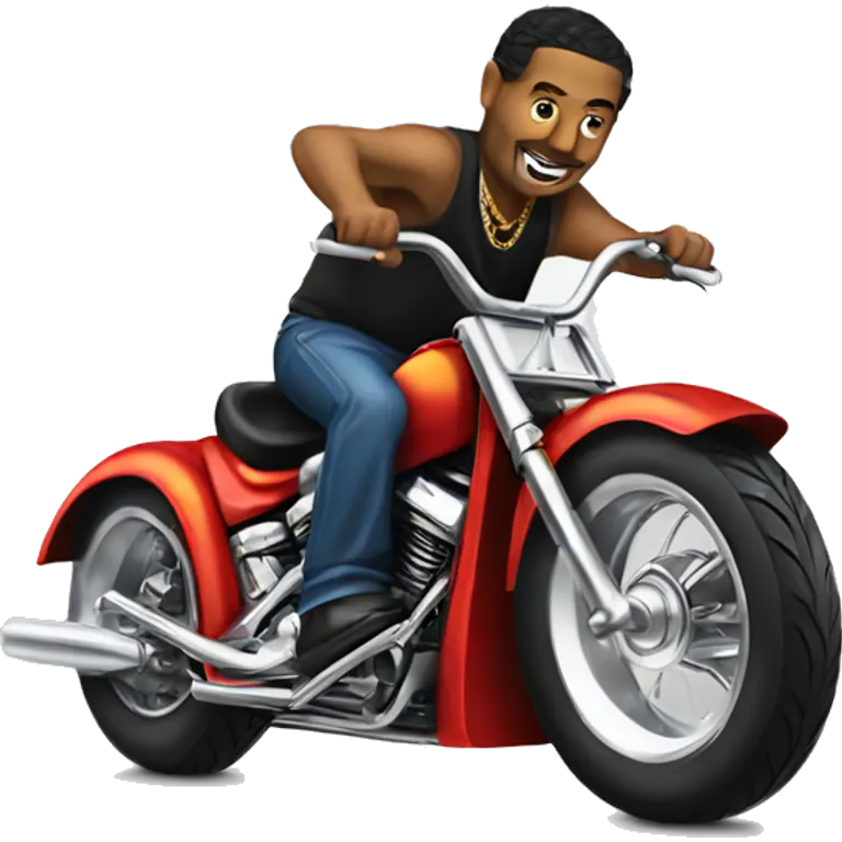 Lowrider 3 wheeling emoji