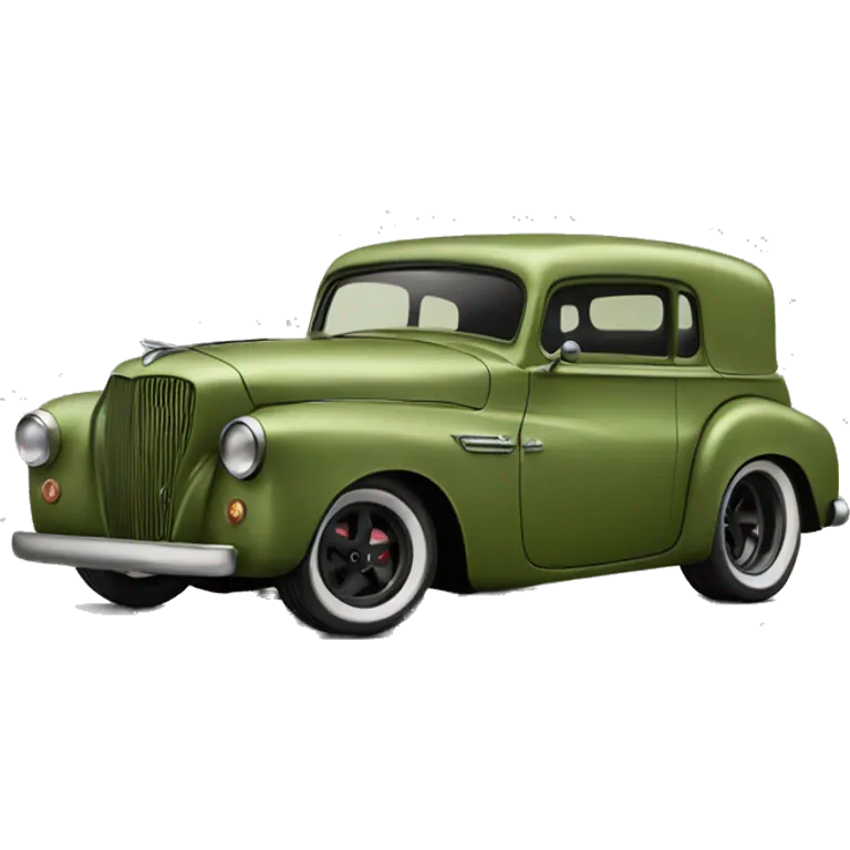hot rods olive green  emoji