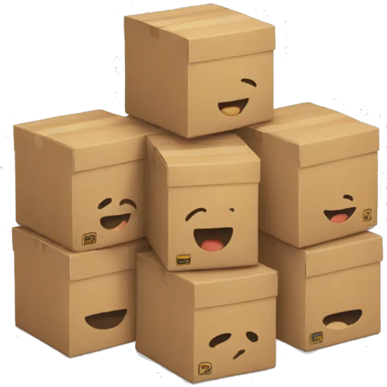 five boxes emoji
