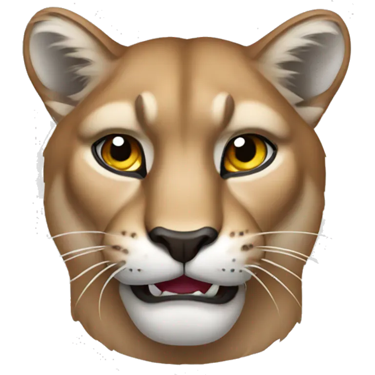 Cougar with claws emoji