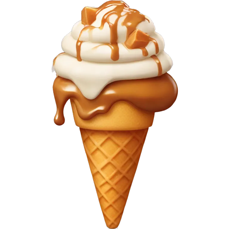dulce de leche GRANIZADO HELADO emoji
