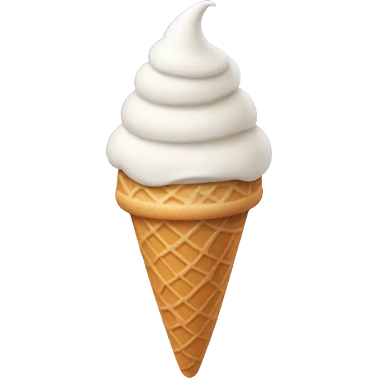 ice cream cone emoji