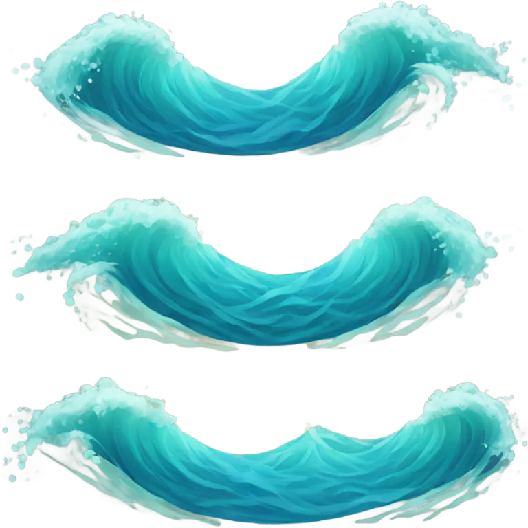 ocean waves emoji