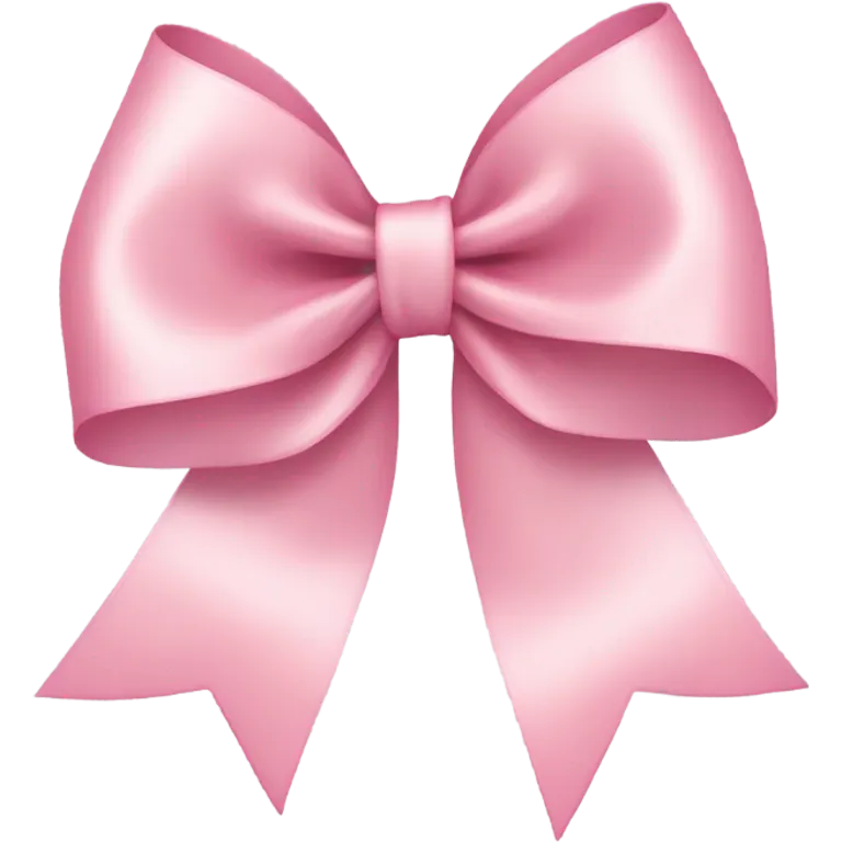 light pink ribbon bow emoji | AI Emoji Generator