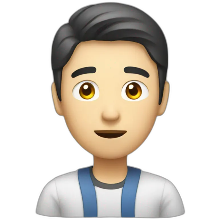 asian-programmer-checking-issues emoji