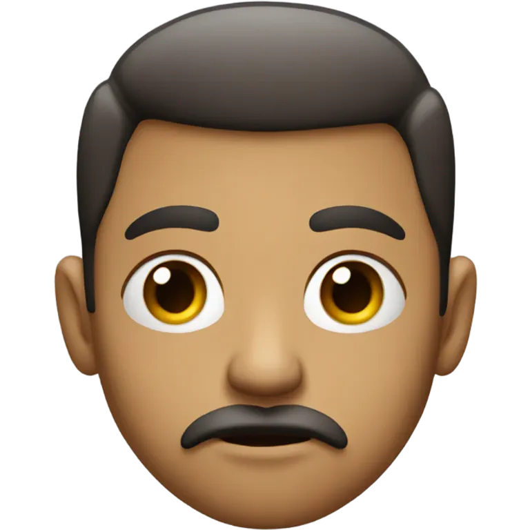 Man biting his lip emoji