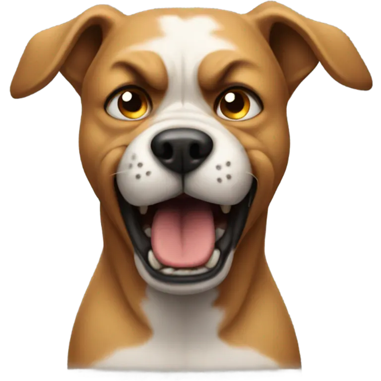 Angry dog emoji
