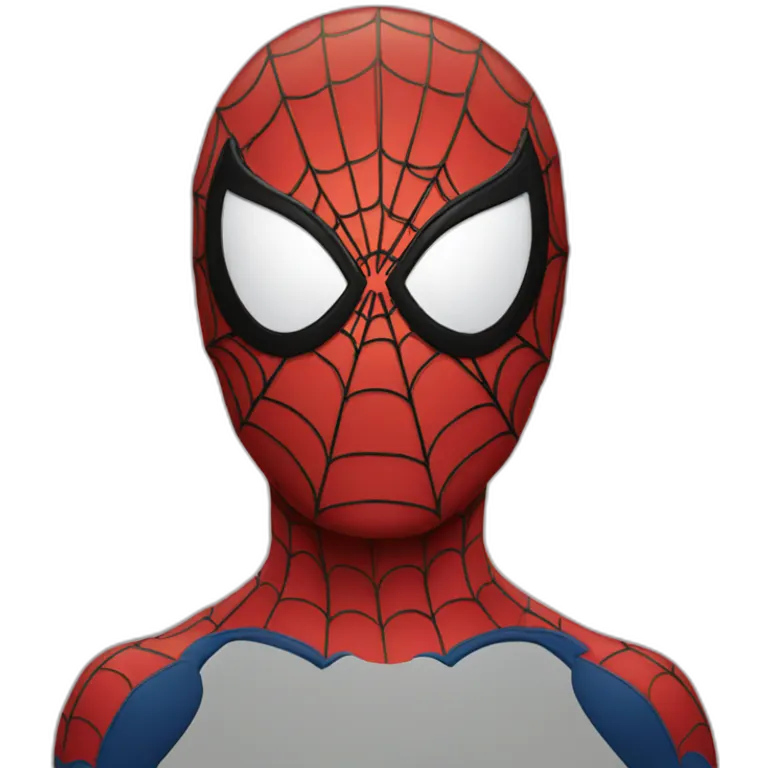 spiderman face emoji