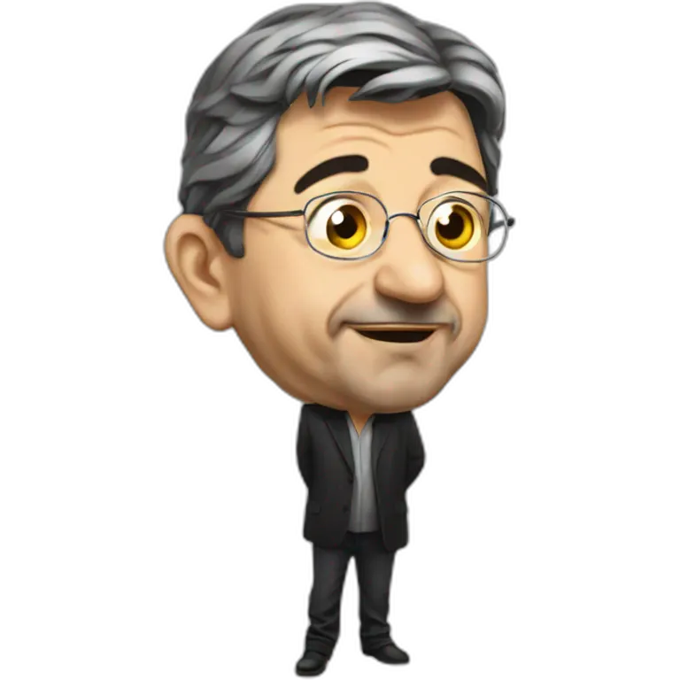Melenchon qui fait caca emoji