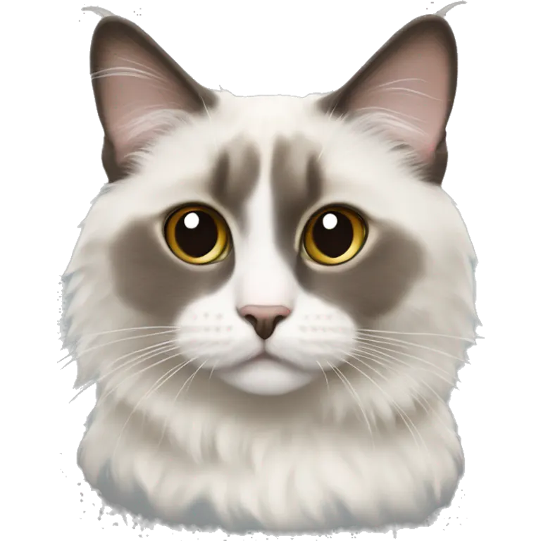 cat ragdoll￼￼￼ emoji