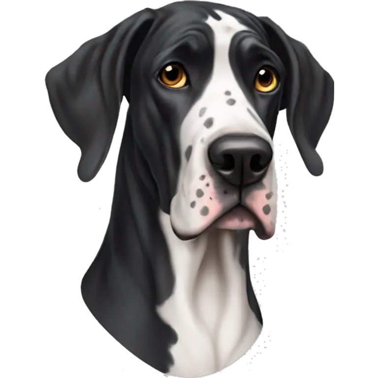 Harlequin Great Dane emoji