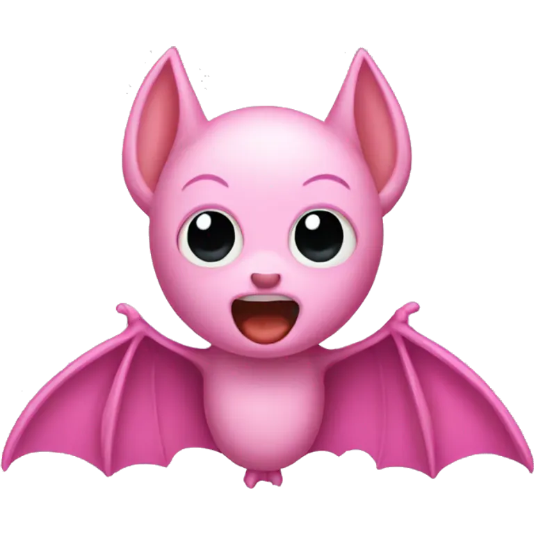 Pink bat emoji