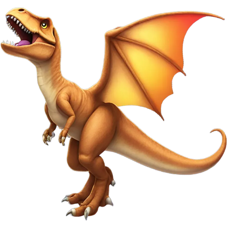Flying trex  emoji